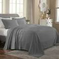 thumbnail image 2 of Superior 2-Piece Florin Cotton Matelasse Grey Bedspread Set, Twin, 2 of 10