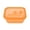 #2 Orange【1x Storage Box】, variant on Foldable Silicone Storage Container, High Transparency Reusable Portable Box, Collapsible Kitchen Organizer for Indoor and Outdoor Use, SouMaox