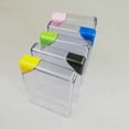 thumbnail image 3 of pdqouc Water Bottle Clear Book Portable Paper Pad Water Bottle Flat Drinks Kettle Perfect for Diaries, office Use, and Personal 𝑹𝒆𝒇𝒍𝒆𝒄𝒕𝒊𝒐𝒏𝒔, 3 of 7
