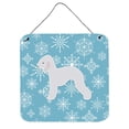 thumbnail image 1 of Flocon de Neige d'Hiver Bedlington Terrier Impressions Murales Ou de Porte, 1 of 1