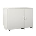 thumbnail image 1 of Ameriwood Home Arleta Swivel Craft Desk, White, 1 of 9