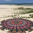 thumbnail image 5 of TIELUTT Round Beach Pool Home Shower Towel Blanket Table Cloth Yoga Mat Parachute Towels Patterned Bath Towels Wash Clothes and Towels Set Towel Wrap Men Low Lint Bath Towels, 5 of 5