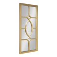 thumbnail image 4 of Kate and Laurel Cassat Classic Glam Window Wall Accent Mirror, Gold, 4 of 4