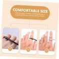 thumbnail image 3 of 12pcs Ring Circumference Measurement Ring Size Measuring Ruler Jewelry Ring Sizer Reusable Finger Size Gauge Ring Sizer Belt Plastic Ring Gauge Tape Measuring Circle or, 3 of 5
