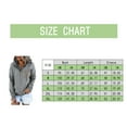 thumbnail image 5 of Vedolay Fall Tops Women's Half Zip Sweatshirts Cropped Hoodies Pullover Sweaters Fall Winter,Green XXL, 5 of 5