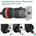 thumbnail image 4 of Electric Trimmer Router Diameter 6.35 mm 30000 RPM Electric Trimmer Router with 15 Sets of Cutters, 4 of 5