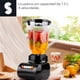 thumbnail image 4 of Licuadora Con Vaso Negra De Plastico 2 en 1 Con 4 Velocidades Licuadora Con Control De Botones De 1.5L Triturador De Alimentos Licuadora Clasica con Velocidad Ajustable, 4 of 9