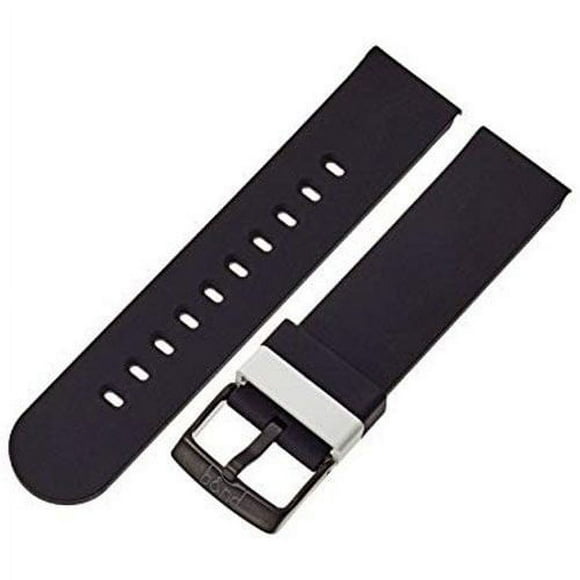 Hadley Roma MODE b&amp;nd 22mm Silicone Active Watch Band - Black (Used)