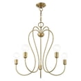 thumbnail image 6 of Livex Lighting - Lucerne - 5 Light Chandelier in New Traditional Style - 24, 6 of 8