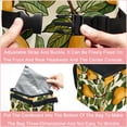 thumbnail image 4 of Pear Foldable Car Trash Can with Lid, Leak-Proof Car Trash Bin, Hanging Storage Bag Car Garbage Can, 4 of 6