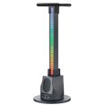 thumbnail image 1 of Soporte de Audífonos ABS RGB para juegos soporte de pantalla multifuncional Kuymtek para Audífonos de escritorio lámpara de ambiente ajustable decoración de escritorio, 1 of 5