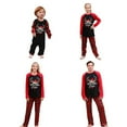 thumbnail image 6 of Matching Family Christmas Pajamas Plaid Long Pants Tops Vacation Pjs Sets Sleepwear Couple, 6 of 6