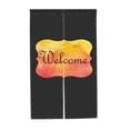 thumbnail image 4 of Doorway Drape Split Curtains, Romantic Welcome Sign Room Divider Privacy Door Curtains, 34" x 56", 4 of 6