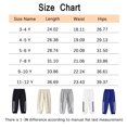 thumbnail image 6 of Fdqin Boys Sweatpants - 3 Pack Elastic Waisted Stripes Athletic Jogger Pants for Kids 3-12 Years, 6 of 7