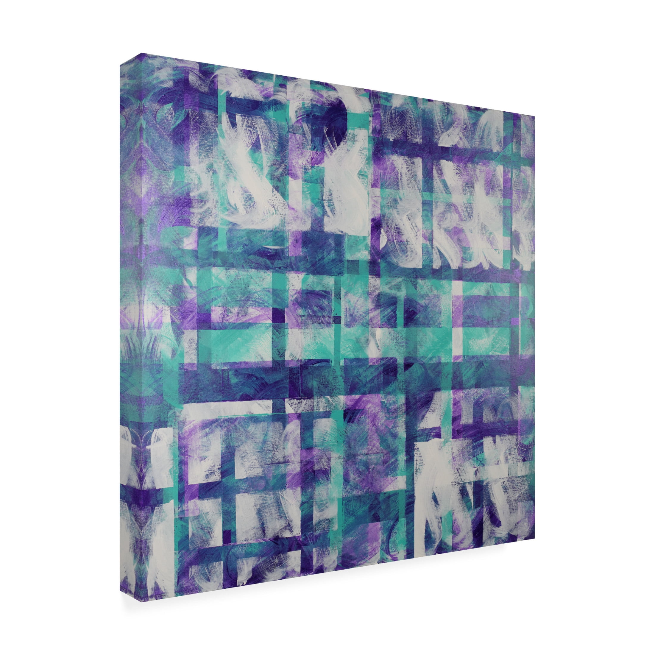 Canvas Wall Art - Roxy Wuz Here 'Built Like Me' Wall Art for Living Room, Bedroom, or Office Décor by Trademark Fine Art - 18 x 18 Inches