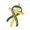 Green, variant on Memorial Service Brooch Pin Ribbon Lapel Badge Gold Tone Alloy Accessory for Mourning Ceremony Guests and Family