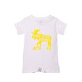 thumbnail image 1 of Protéger le Grand Air Justaucorps pour Bébé T-Romper - Blanc - Logo Jaune - 12M, 1 of 2