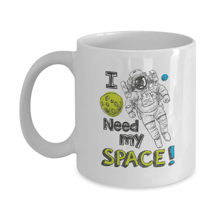 

I Need My Space - Introvert Coffee & Tea Mug 11oz White Ceramic