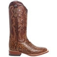 thumbnail image 2 of Tanner Mark Women's Wildfire Western Boot Broad Square Toe Cognac 11 M  US, 2 of 4