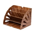 thumbnail image 2 of Clasificador de Archivos shamjiam Organizador de Escritorio Madera, 2 of 8