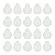 thumbnail image 1 of Uxcell 20 Pcs Moldes de Resina en Forma de Lágrima Kit de Llaveros de Silicona, Blanco, 1 of 6