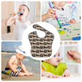 thumbnail image 6 of Bingfone Mess-Proof Baby Bib - Waterproof Bib for Baby Boy or Girl with Food Catcher Pocket, Unisex-Dachshund Dog Woof, 6 of 6