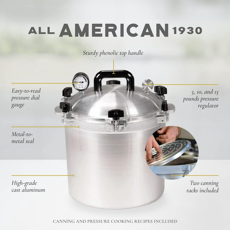 All American 921 21.5 Quart Pressure Cooker Canner