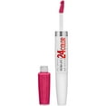 thumbnail image 4 of (2 pack) Maybelline Super Stay 24, 2-Step Liquid Lipstick, Long Lasting Highly Pigmented Color with Moisturizing Balm, 24/7 Fuchsia, Pink, 1 oz, 4 of 13