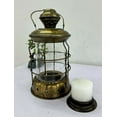 thumbnail image 2 of Antique Maritime Candle Lantern Round Iron Ship Candle Lamp Hanging Lamps Home Decor for Indoor and Outdoor Vintage Nautical Hanging Home Decor Candle Lamp Antiue, 2 of 5