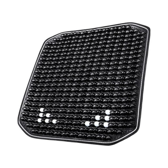 WE-POLUJ Wooden Bead Seat Cushion Breathable Designs 42x42cm Handwoven Seat Pad For Home Office Car 4 Color Option