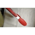 thumbnail image 4 of Kitchen Tongs 7 Inch, 9 Inch, 12 Inc Red, Brand New, 4 of 6