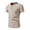 Beige, variant on Custom T Shirts Men T Shirts Summer Mens Short Sleeve Std-Up Collar Button Blouse Shirt Customized T Shirts