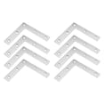 thumbnail image 4 of Uxcell Flat Plate L Shape, 80mmx80mm, Angle Corner Brace Repair Brackets 8pcs, 4 of 4