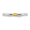 thumbnail image 3 of Stackable Expressions Sterling Silver Citrine Ring, 3 of 8