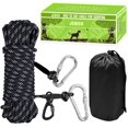 thumbnail image 1 of Cable de amarre para perros para acampar - Sistema de carro aéreo reflectante portátil de 50 pies / 70 pies / 100 pies para perros de hasta 300 libras - Correa para perros para acampar en el patio | P, 1 of 1