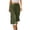 Army Green, variant on MLQIDK Pedal Pushers for Women Crop Capri Pants Trendy Summer Knee Length Elastic Waist Plus Size Capris Dressy Casual Crop Capris with Pockets Watermelon Red XL