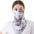 thumbnail image 2 of SPRING PARK Women Fashion Printed Scarf Women Anti UV Sun Breathable Full Face Veils for Outdoor Cycling, 2 of 7