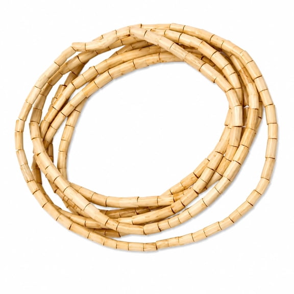 Tulsi Beads Mala Natural White Pack of 1 3 mm 55 Beads
