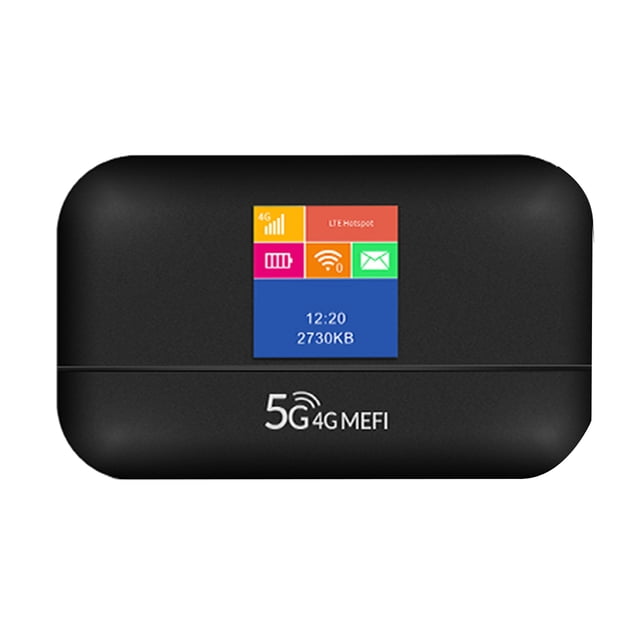 Router MiFi PortáTil 4G WiFi 150Mbps 3000 MAh MóDem Mifi Coche MóVil Wifi Punto de Acceso InaláMbrico con Ranura para Tarjeta SIM y Pantalla