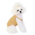 thumbnail image 1 of Chaleco De Algodón A Rayas Para Perros, Ropa Para Mascotas, Chaleco Suave Transpirable Para Mascotas, Disfraz, Camiseta Para Cachorros, Disfraces Advancent PT002647-03, 1 of 5