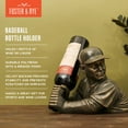 thumbnail image 3 of Foster & Rye Baseball Player Wine Holder, Wine Bottle Holder, Wine Gifts, 3 of 8