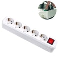 thumbnail image 2 of Regleta de enchufes - Interruptor de cable con enchufe extraplano / Toma múltiple con protección para niños / Regleta de conectores con enchufe plano Adepaton 2035613-5, 2 of 9
