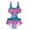Swim 439# Multicolour, variant on oqasdz Swimwear For Kids Toddler Stylish Scale Prints Girls One Piece Swimsuit Ruffles Hollow Waist Swimming Pools Spring Summer Beach