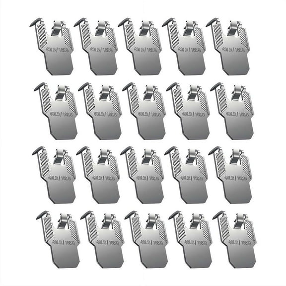 20 Pcs Claw Picture Hangers for Drywall, Heavy Duty Wall Picture Frame Hanging Hooks Art Hanging No Damage Heavy Duty Mirror Photo Poster Painting Hanger Hardware Kit for Room Office