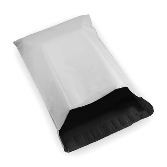 EcoSwift Brand Premium Poly Shipping Bag Waterproof Durable Self-Seal Mailer 2.35 Mil, 12 in. x 15 in. (Size 5s), Solid Gray, 75-Pack