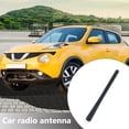 thumbnail image 5 of Antena de radio para automóvil Universal 18 cm Negro AM/FM Mástil de antena para techo Tipo tornillo Reemplazo Varilla corta Vehículo Caucho Montaje en techo de automóvil Mástil de antena, 5 of 5
