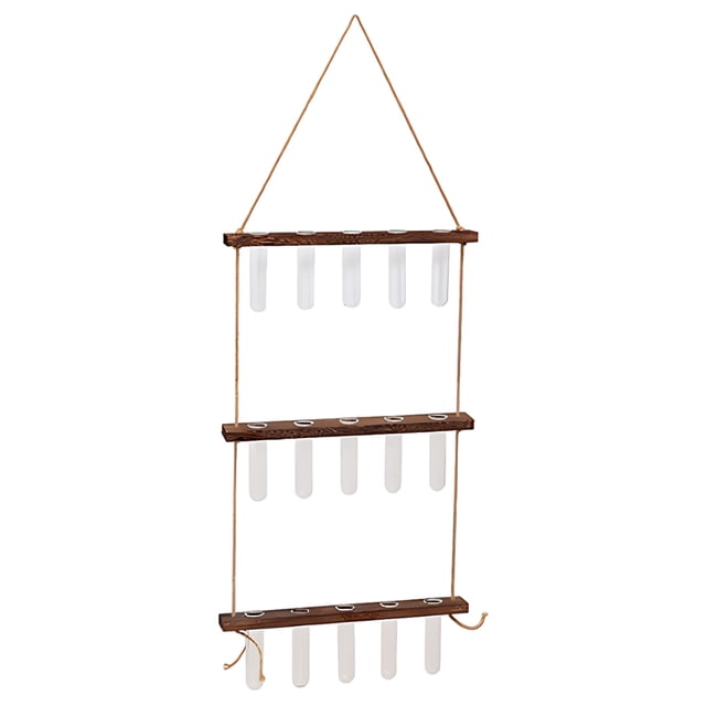 Naiovety Jardinera versátil para colgar en la pared con soporte de madera, plantas de interior y exterior, únicas y llamativas Jardín y Patio Estilo retro
