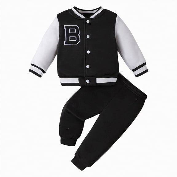 Futezty Toddler Boys Girls Clothes Fall Winter Outfit Sets, Set For Kids 0 6 12 18 24 Months 2T 3T 4T 2Pcs