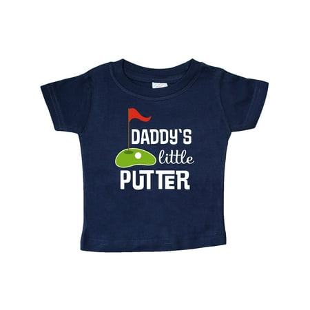 

Inktastic Golfing Daddys Little Putter Gift Baby Boy or Baby Girl T-Shirt