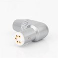 thumbnail image 3 of DI91G Turntable Plug Socket 5 DIN Female Vinyl Gold Plated Right Angled Tonearm Connector, 3 of 5